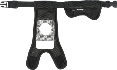 TRIXIE Beschermbroekje Honden 22-31 cm - Zwart Mesh Extra Small