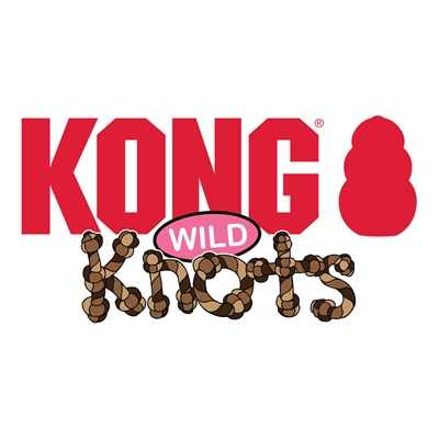 KONG hondenknuffel KONG WILD KNOTS TIJGER 26,5×25,5 cm – Oranje