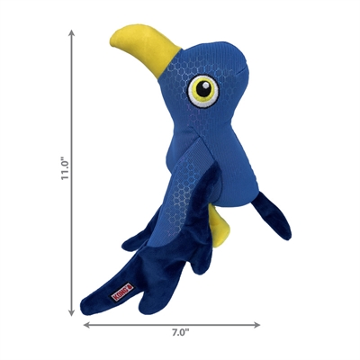 KONG hondenspeeltje KONG SHIMMY SHAKERS Meeuw 28×22 cm – Blauw