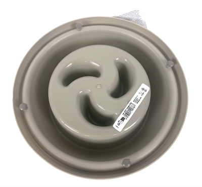 HAPPY PET MAD ABOUT PETS VOERBAK ADAGIO SLOW FEEDER MOKKA