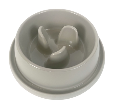 HAPPY PET MAD ABOUT PETS VOERBAK ADAGIO SLOW FEEDER MOKKA