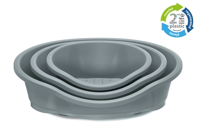 IMAC Hondenmand Dido 2nd Life Gerecycled kunststof - Avio Blue - 110x78x32 cm