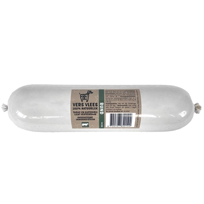 FREDS hondenvoeding rundvlees worst 900 gr – tarwe- en glutenvrij