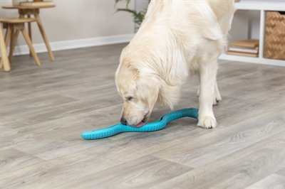 TRIXIE Hondenspeelgoed TPR Snackslang | Vultbaar met snacks en pasta - 59 cm