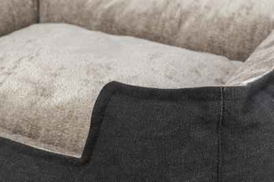 TRIXIE Hondenmand Fohr Zwart/Zand 80×60 cm – Be Nordic