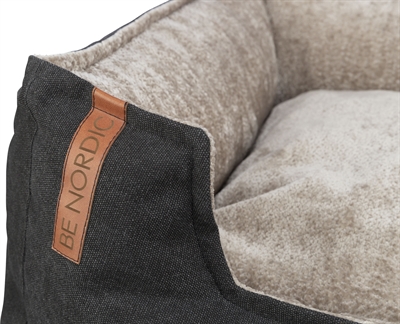 TRIXIE Hondenmand Fohr Zwart/Zand 80×60 cm – Be Nordic