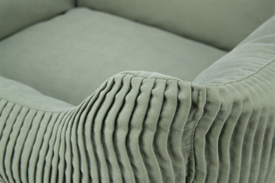 TRIXIE Hondenmand Marley Soft Edition - Antislip & wasbaar 40°C - Saliegroen - 80x60x23 cm