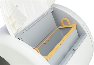 TRIXIE Selbstreinigende Katzentoilette Weiß 53×52×55,5 cm - Kunststoff