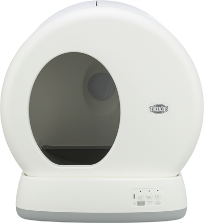 TRIXIE Selbstreinigende Katzentoilette Weiß 53×52×55,5 cm - Kunststoff