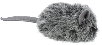TRIXIE Pluche Muis Catnip 9 cm – Assorti Kattenspeeltje