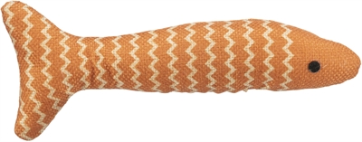 TRIXIE Kattenspeeltje Vis stof - met catnip - Assorti - 20 cm