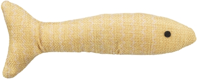 TRIXIE Kattenspeeltje Vis stof - met catnip - Assorti - 20 cm