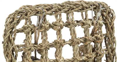 TRIXIE Knaagdier Mat Zeegras 18×30 cm – Met Speeltjes en Balletjes