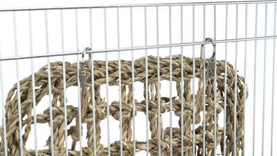 TRIXIE Knaagdier Mat Zeegras 18×30 cm – Met Speeltjes en Balletjes