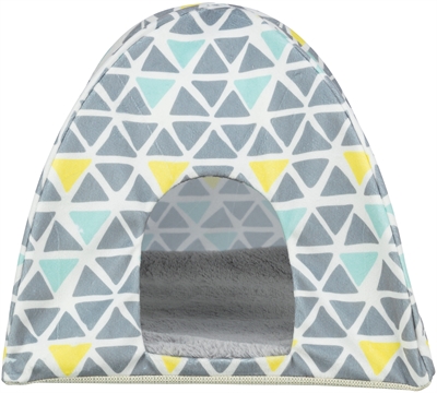 TRIXIE Wigwam Hamsters Degoes Sunny 37×35×37 cm – Vrolijk printje