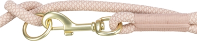 TRIXIE Hondenriem Soft Rope verstelbaar (3 standen) - Roze/Lichtroze - 200x1 cm