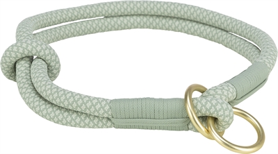 TRIXIE Halsband Hond Soft Half-Slip Saliegroen 55×1 cm – Comfortabel Touw