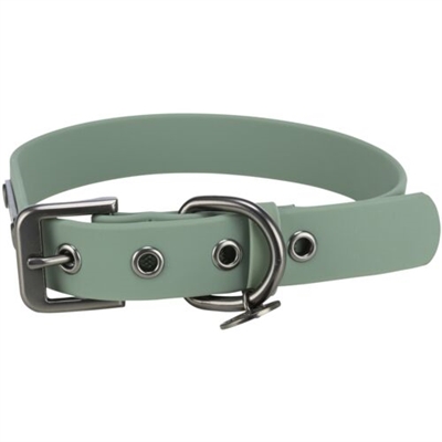 TRIXIE Halsband Hond PVC Salie 30-37×2 cm – Verstelbaar en Waterafstotend