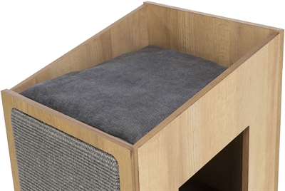 TRIXIE Krabpaal Citystyle | Sisal krabvlak en 4 ligplekken - Bruin/grijs - 105 cm