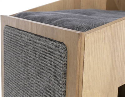 TRIXIE Krabpaal Citystyle | Sisal krabvlak en 4 ligplekken - Bruin/grijs - 105 cm