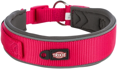TRIXIE Halsband Hond Extra Breed Fuchsia/Grafiet 46-55×5 cm – Premium