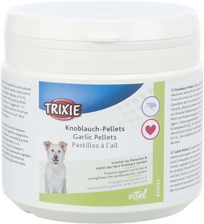 TRIXIE Knoblauch-Pellets für Hunde 360 g – Ungezieferabweisend