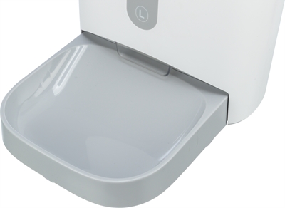 TRIXIE Voederautomaat TX8 2.0 Wit/Grijs 24×19×38 cm – 4,5 ltr