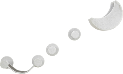 <span id="brand" data="trixie"/> KATTEN KLIMSET VOOR AAN DE MUUR 4 KLIMPLEKKEN WIT / GRIJS