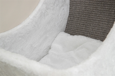 <span id="brand" data="trixie"/> KATTEN KLIMSET VOOR AAN DE MUUR 4 KLIMPLEKKEN WIT / GRIJS