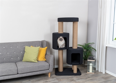TRIXIE Krabpaal Teites Zwart 148×58 cm – voor grote katten