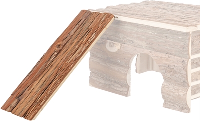 TRIXIE Loopplank Konijnen & Cavia's Schorshout 40×15 cm – 4 stuks