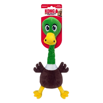 KONG hondenspeeltje KONG SHAKERS BOBZ EEND 29×10×9 cm – Groen