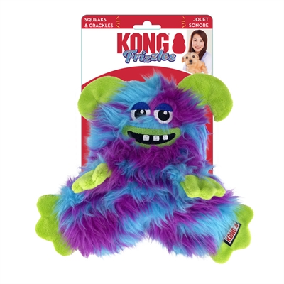 KONG hondenspeeltje Frizzle Razzle 20×25 cm – Verstevigd, met piep