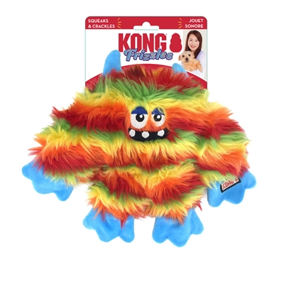 KONG Hondenspeeltje Frizzle Zazzle 23×28×6 cm – Verstevigd Pluche