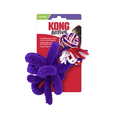 KONG Kattenspeeltje Active Rope Rood/Paar 16×10×7,5 cm – Catnip