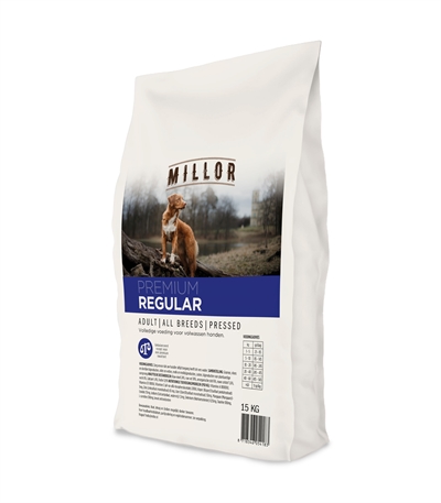MILLOR hondenvoer Premium Pressed Adult Regular 15 kg – Volledige voeding