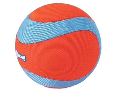 CHUCKIT Hondenbal Amphibious Mega Ball 12×12 cm – Oranje/Blaauw