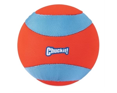 CHUCKIT Hondenbal Amphibious Mega Ball 12×12 cm – Oranje/Blaauw