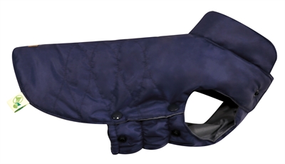 CROCI Hondenjas Eco Glam gerecycled waterdicht gevoerd - Blauw - 50 cm