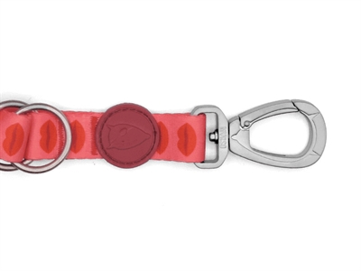 MORSO Hondenriem Verstelbaar Gerecycled PET - Lipstickroze - 75–230x1,5 cm | 4–20 kg