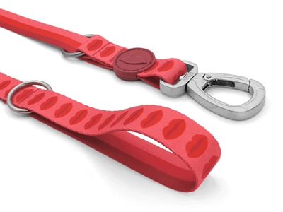 MORSO Hondenriem Verstelbaar Gerecycled PET - Lipstickroze - 75–230x1,5 cm | 4–20 kg