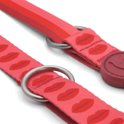 MORSO Hondenriem Verstelbaar Gerecycled PET - Lipstickroze - 75–230x1,5 cm | 4–20 kg