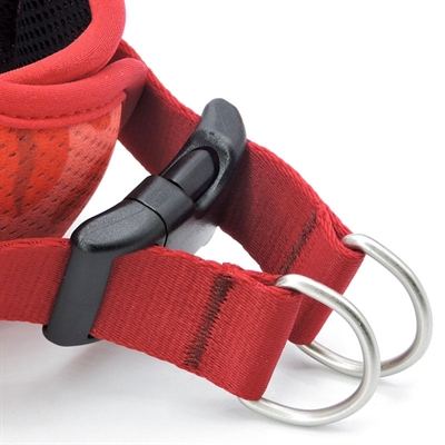 MORSO Hondentuig Body Mesh ademend | Gerecycled PET - Lipstick roze - 40-45 cm