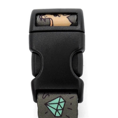 MORSO hondenhalsband gerecycled Ink Tank groen 30-42×1,5 cm