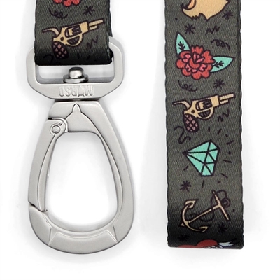 MORSO Hondenriem Gerecycled Ink Tank - Gerecycled PET - Groen - 120x1,5 cm - tot 20 kg