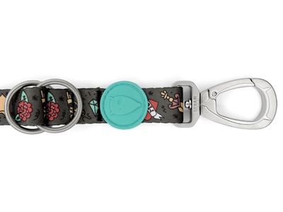 MORSO Hondenriem Ink Tank - Gerecycled, Verstelbaar (tot 80 kg) - Groen - 65-200x2,5 cm