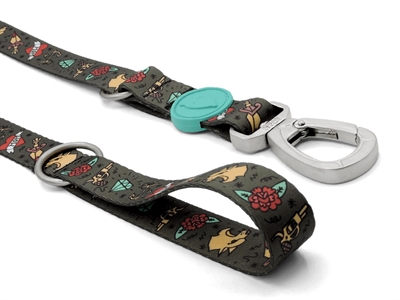 MORSO Hondenriem Ink Tank - Gerecycled, Verstelbaar (tot 80 kg) - Groen - 65-200x2,5 cm