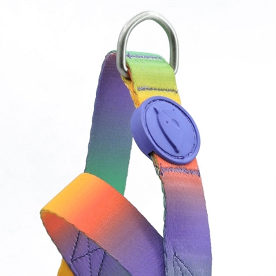 MORSO Hondentuig Norwegian Gerecycled PET, MFLEX neopreen borststuk, verstelbaar - Spring Blossom - 41-56x38 cm