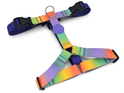 MORSO Hondentuig H-Tuig Spring Blossom - Gerecycled PET, zacht & 5x verstelbaar - 60-80x2,5 cm