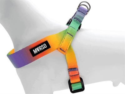 MORSO Hondentuig Mini Spring Blossom - Gerecycled PET, verstelbaar en zacht - 32-41x2,5 cm